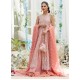 Tea Rose Orange Flora Lehenga