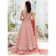 Tea Rose Orange Flora Lehenga