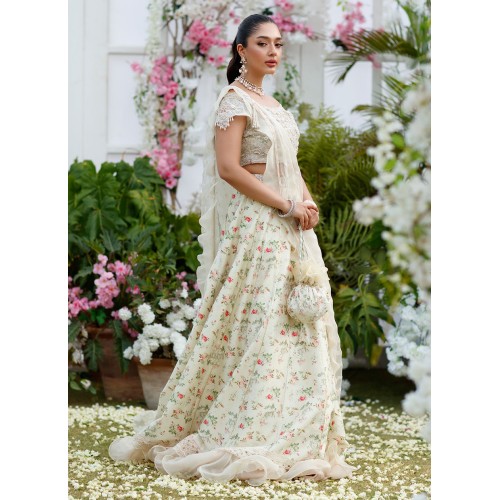 Baby Powder Flora Lehenga