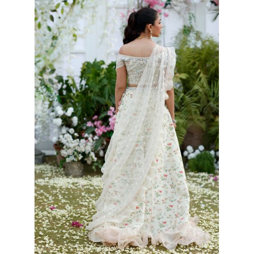 Baby Powder Flora Lehenga