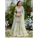 Light Cream Flora Lehenga Choli