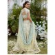 Light Cream Flora Lehenga Choli