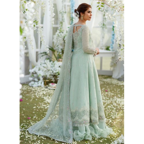 Cambridge Blue Flora Gown