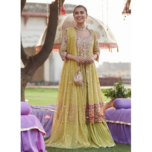 Old Gold Flora Gown