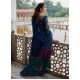 Prussian Blue Flora Gown