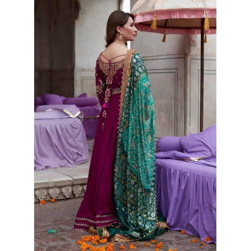 Tyrian Purple Flora Pishwas