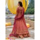 English Vermillion Flora Gown