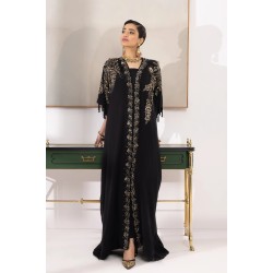 Black Freesia Jacket Kaftan