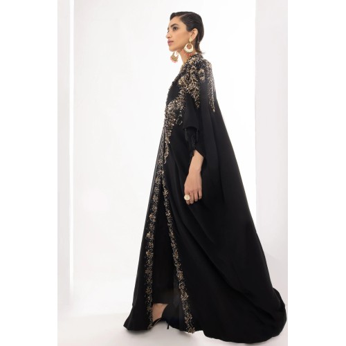 Black Freesia Jacket Kaftan Black Freesia Jacket Kaftan