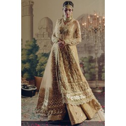 Gold Freesia Lehenga