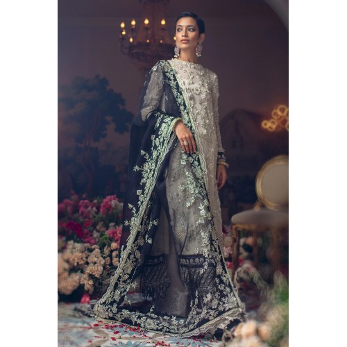 White Freesia Party Wear