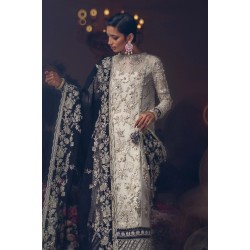 White Freesia Party Wear