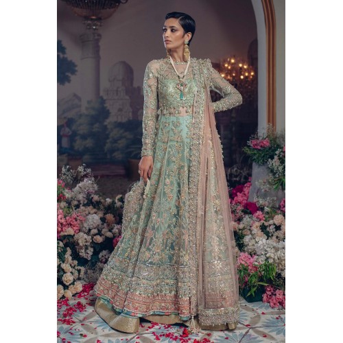 Cambridge Blue Freesia Gown