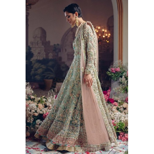 Cambridge Blue Freesia Gown