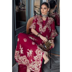 Dark Burgundy Freesia Kaftan Dark Burgundy Freesia Kaftan