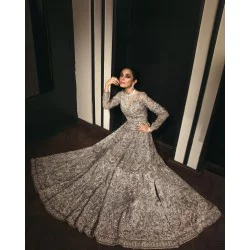 Silver Lily Gown