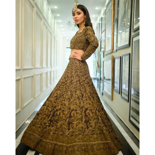 Rose Ebony Lily Lehenga Choli Rose Ebony Lily Lehenga Choli