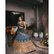 Brunswick Green Lily Lehenga