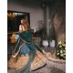 Brunswick Green Lily Lehenga