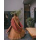 Cantaloupe Lily Lehenga