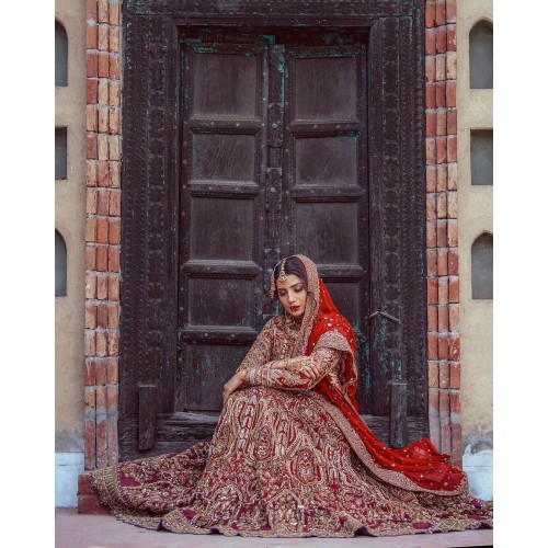 Amaranth Red Lily Lehenga Amaranth Red Lily Lehenga
