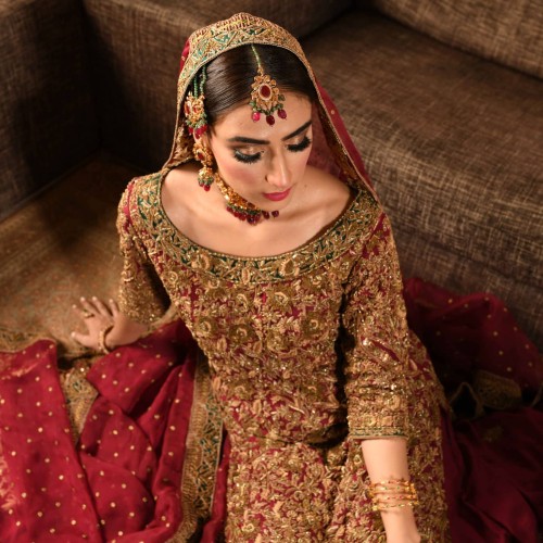 Burgundy Lily Lehenga Burgundy Lily Lehenga