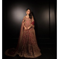 NCS Red Lily Lehenga