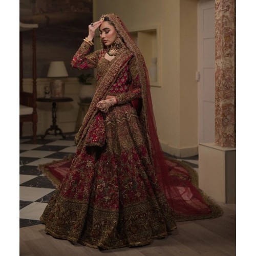 Cardinal Lily Lehenga Choli