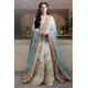Off White Monarch Lehenga