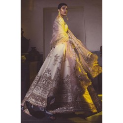 White Monarch Lehenga
