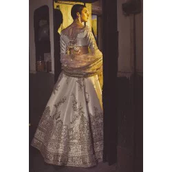 White Monarch Lehenga