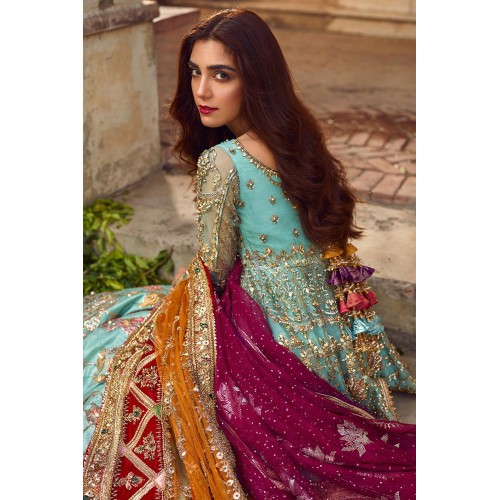 Turquoise Monarch Peplum