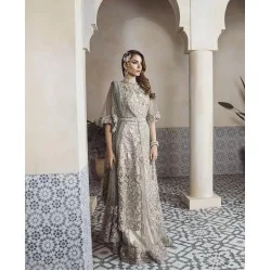 Gray Iris Lehenga