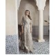 Gray Iris Lehenga
