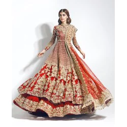 Rosso Corsa Iris Gown
