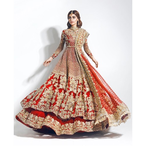 Rosso Corsa Iris Gown