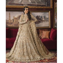 Taupe Gold Iris Gown