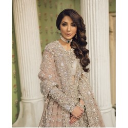 Mauve Gray Iris Gown