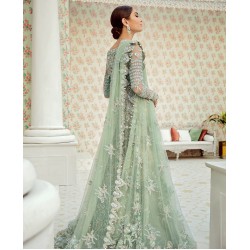 Turquoise Green Iris Gown