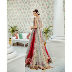 Green Carnelian Iris Lehenga