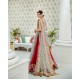 Green Carnelian Iris Lehenga
