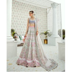 Ceil White Iris Lehenga Choli