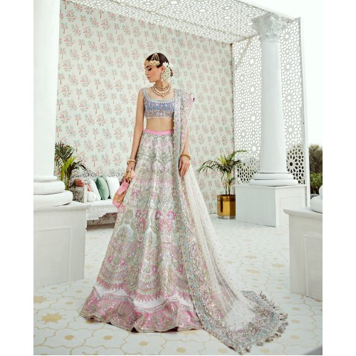 Ceil White Iris Lehenga Choli Ceil White Iris Lehenga Choli