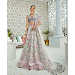 Ceil White Iris Lehenga Choli