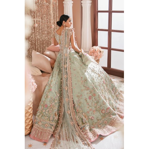 Green Ombre Zinnia Lehenga Choli