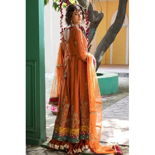 Crayola Orange Julia Angrakha for Mehndi Mayun