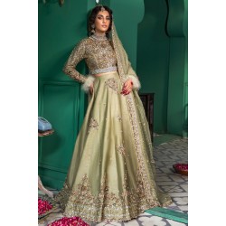 Pale Spring Bud Julia Lehenga