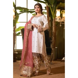 White Julia Party Wear