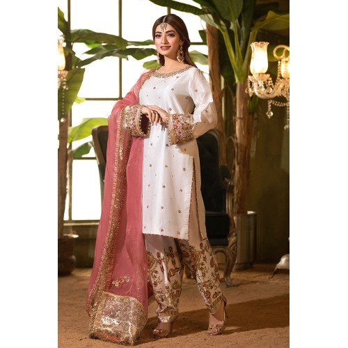 White Julia Party Wear White Julia Party Wear