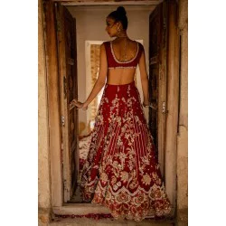 Penn Red Julia Lehenga